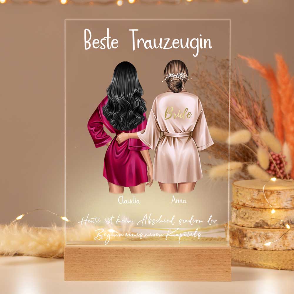 Personalisiertes Bild auf Acrylglas "Junggesellenabschied JGA #2"