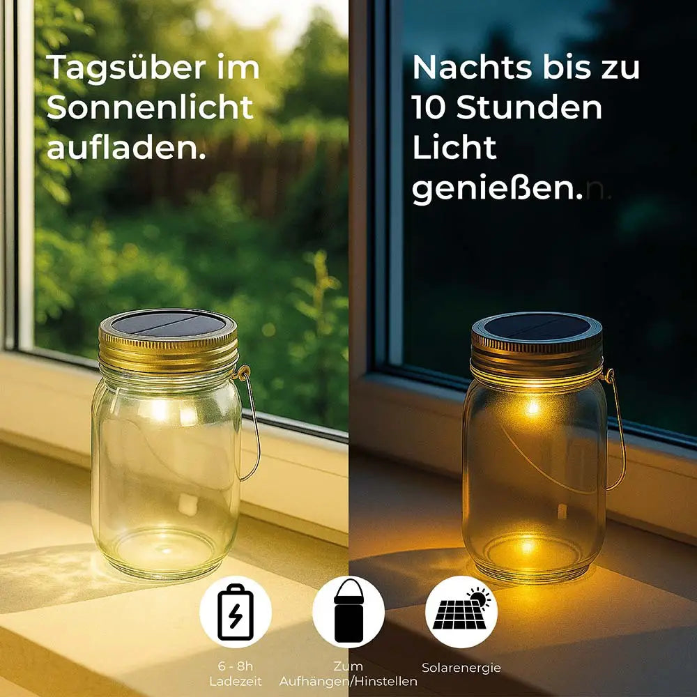 Personalisiertes Solarlaterne "Geburtsblume"