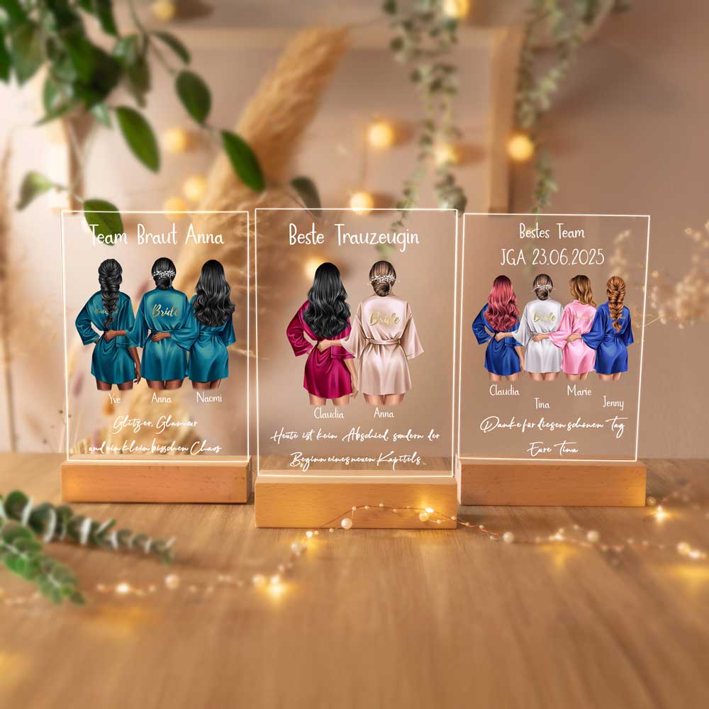 Personalisiertes Bild auf Acrylglas "Junggesellenabschied JGA #2"