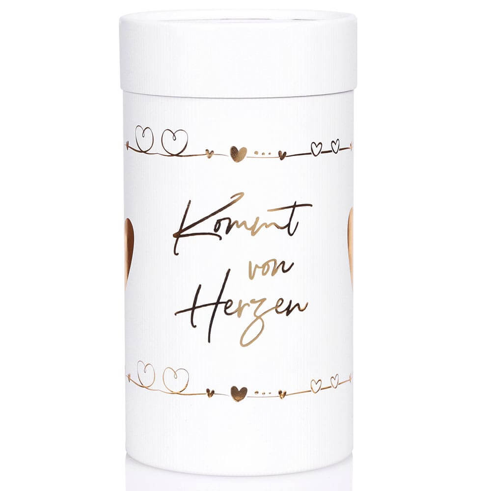 Geschenkverpackung für unsere große Kerze | Goldprint-Veredelung