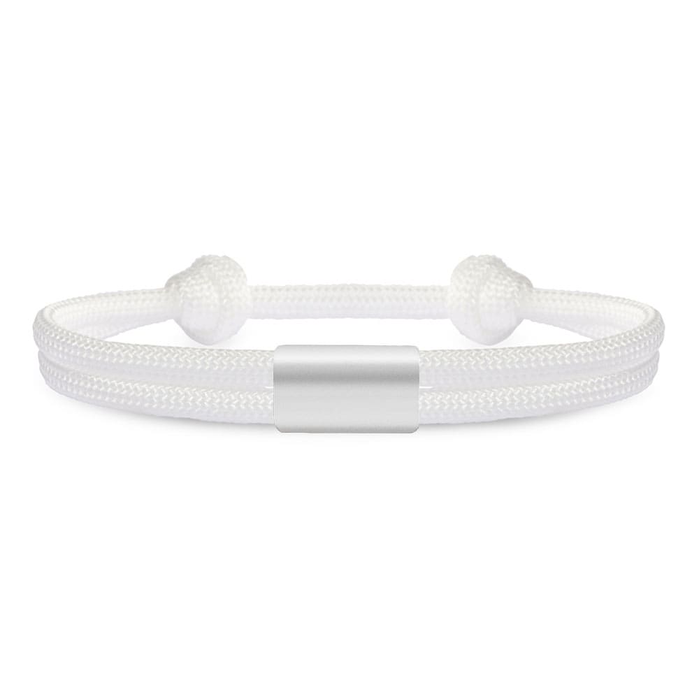 Partner-Armband: Segeltau Armband mit individueller Wunschgravur