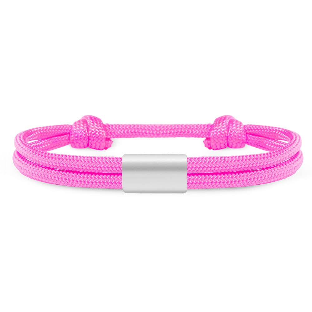 Partner-Armband: Segeltau Armband mit individueller Wunschgravur