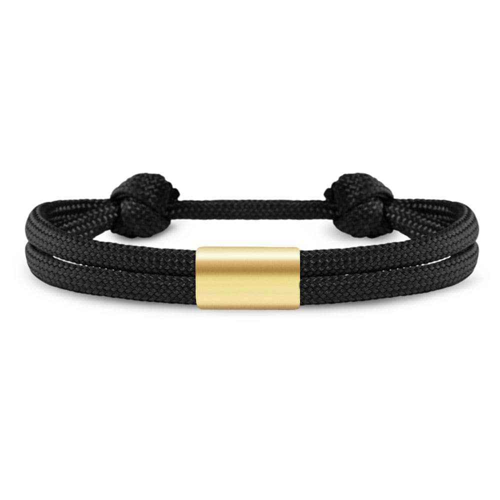 Partner-Armband: Segeltau Armband mit individueller Wunschgravur