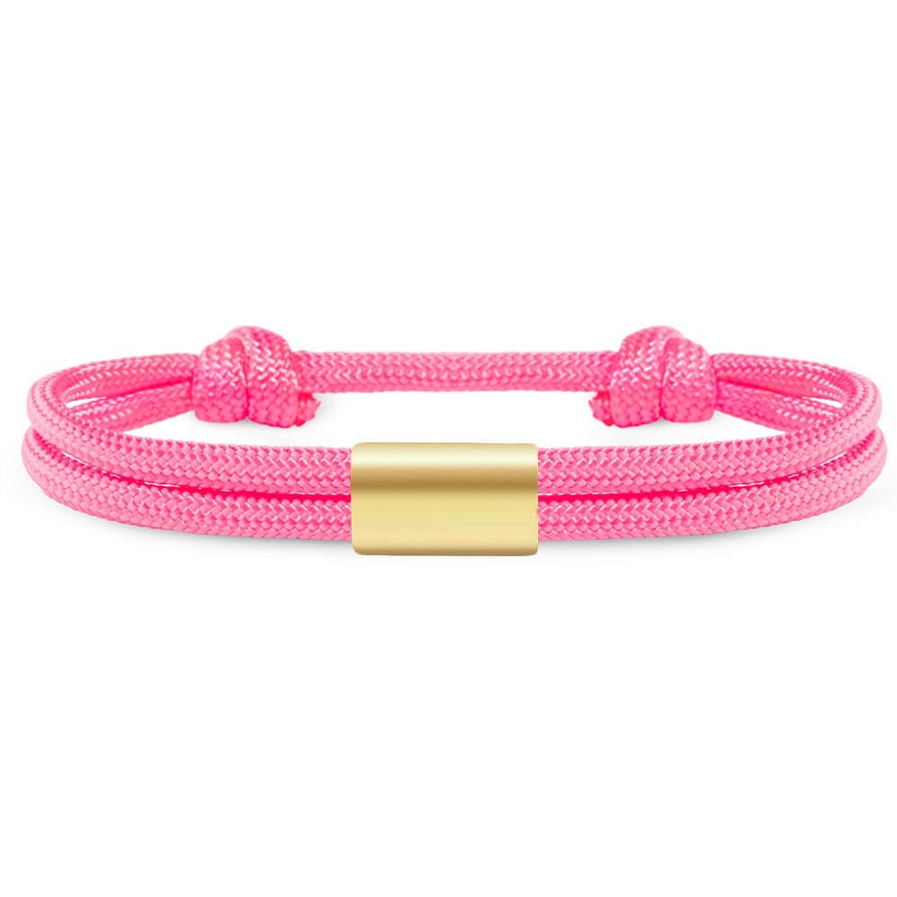 Partner-Armband: Segeltau Armband mit individueller Wunschgravur