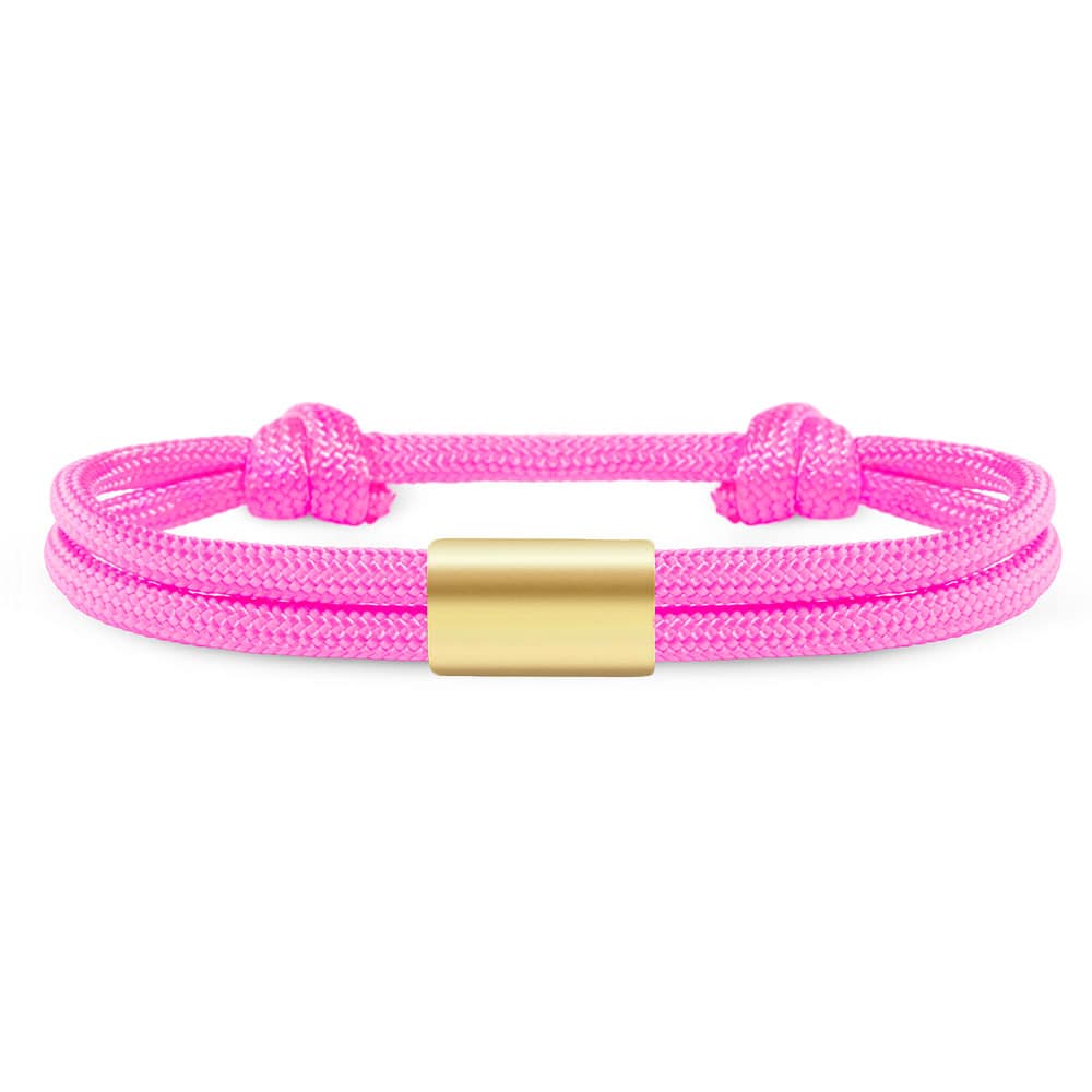 Partner-Armband: Segeltau Armband mit individueller Wunschgravur