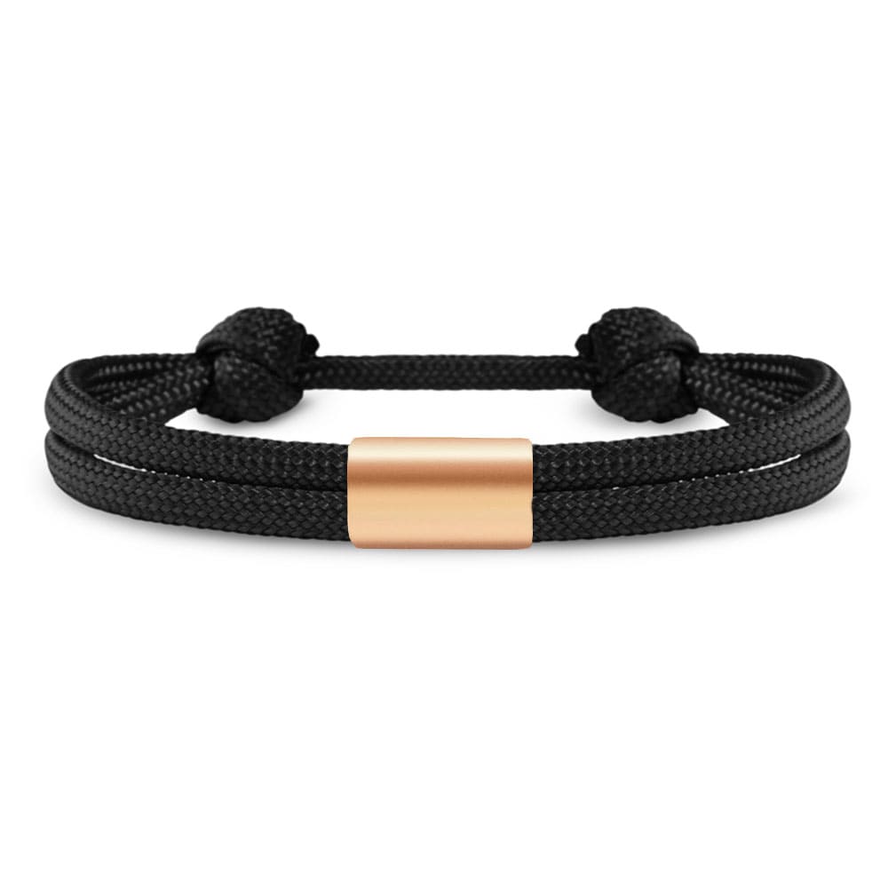 Partner-Armband: Segeltau Armband mit individueller Wunschgravur