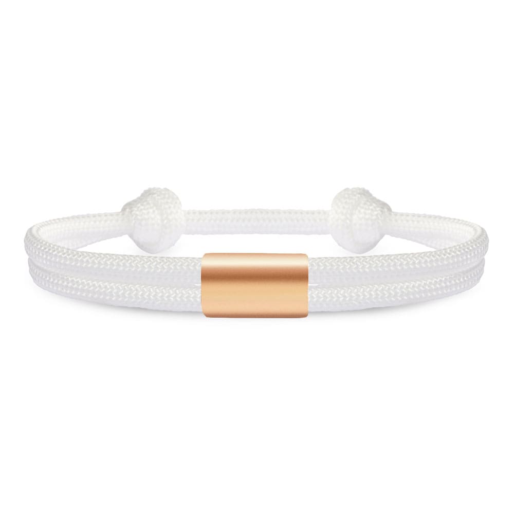 Partner-Armband: Segeltau Armband mit individueller Wunschgravur