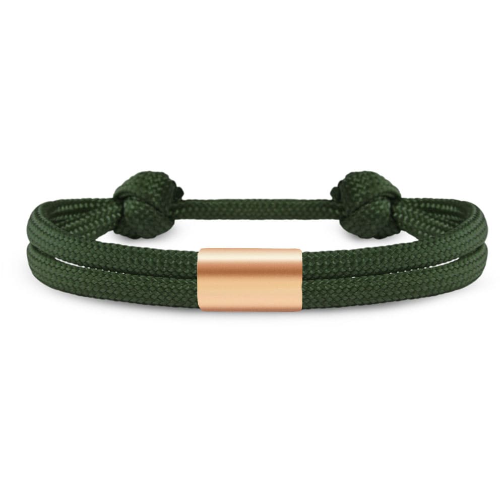 Partner-Armband: Segeltau Armband mit individueller Wunschgravur
