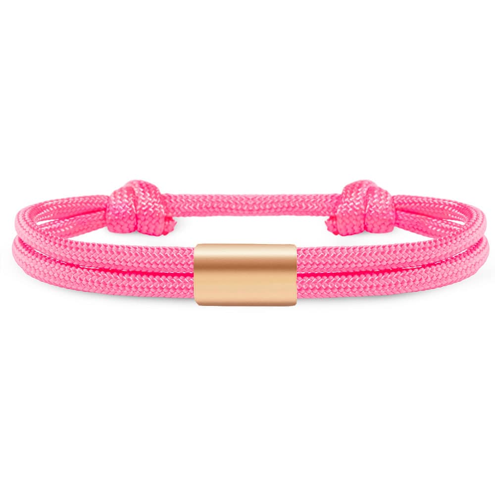Partner-Armband: Segeltau Armband mit individueller Wunschgravur