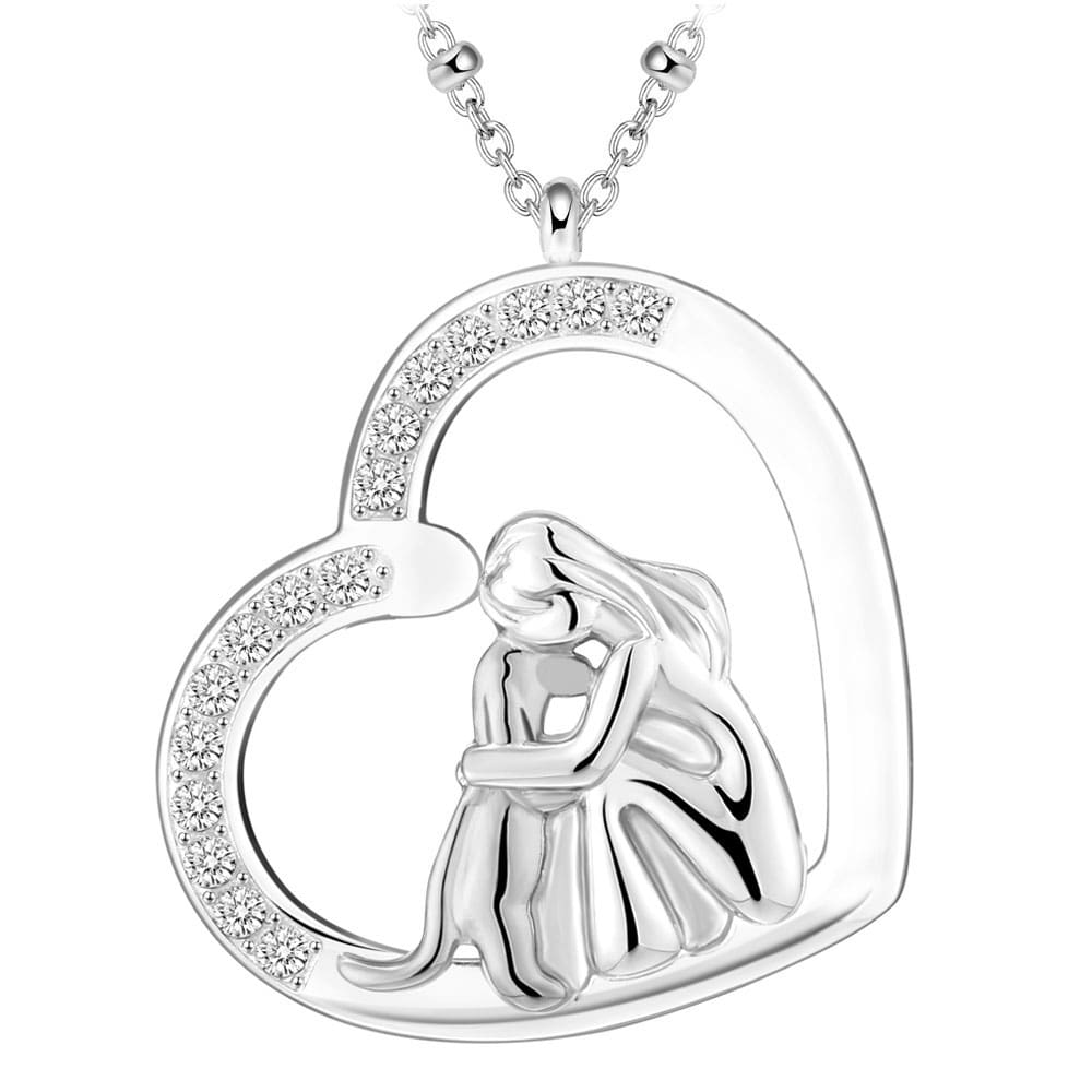 Herz-Halskette mit Gravur "I ♥ mein Hündchen" | Personalisiertes Geschenk | Haustier | Herrchen | Frauchen