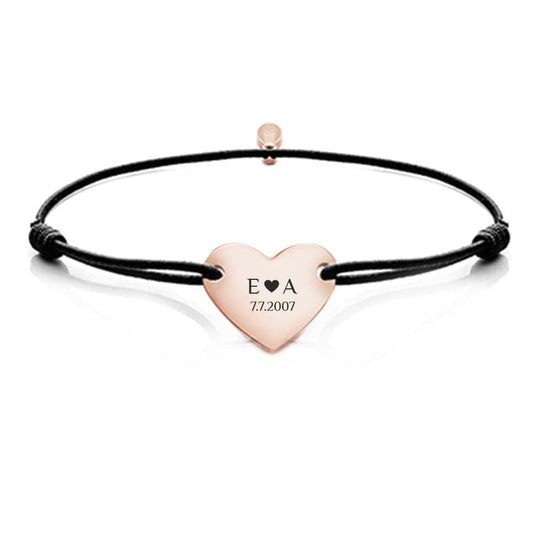 Gravur-Armband mit Memory-Herz