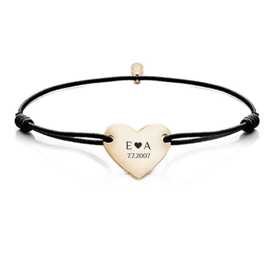 Gravur-Armband mit Memory-Herz