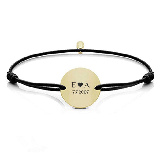 Gravur-Armband mit Memory-Coin