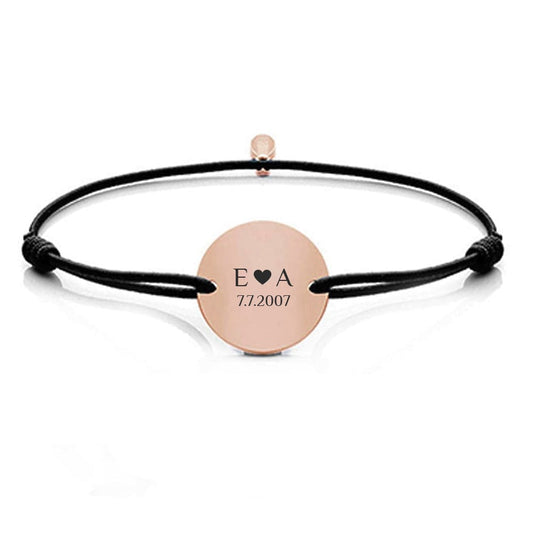 Gravur-Armband mit Memory-Coin