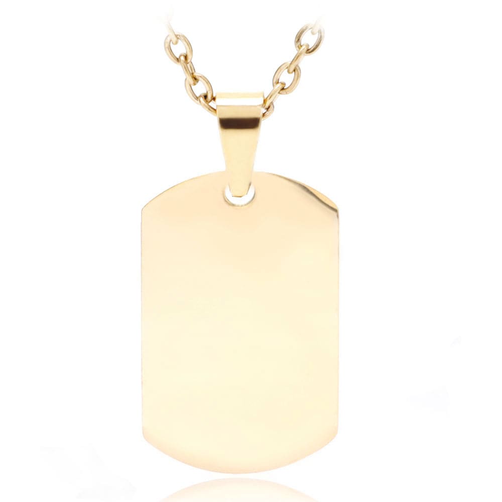 Memory-ID-Halskette für Bildgravur