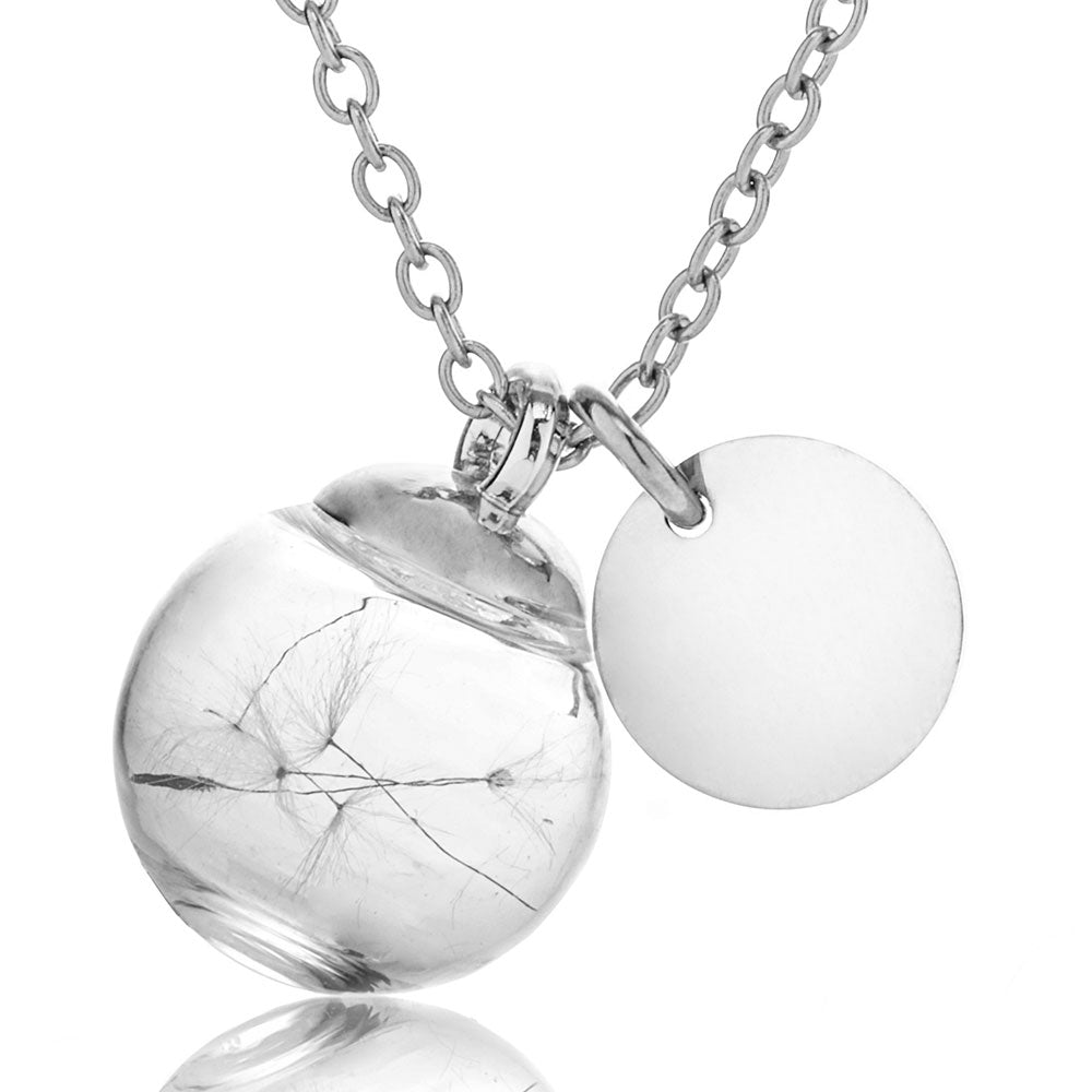 Gravur-Halskette "Pusteblume"