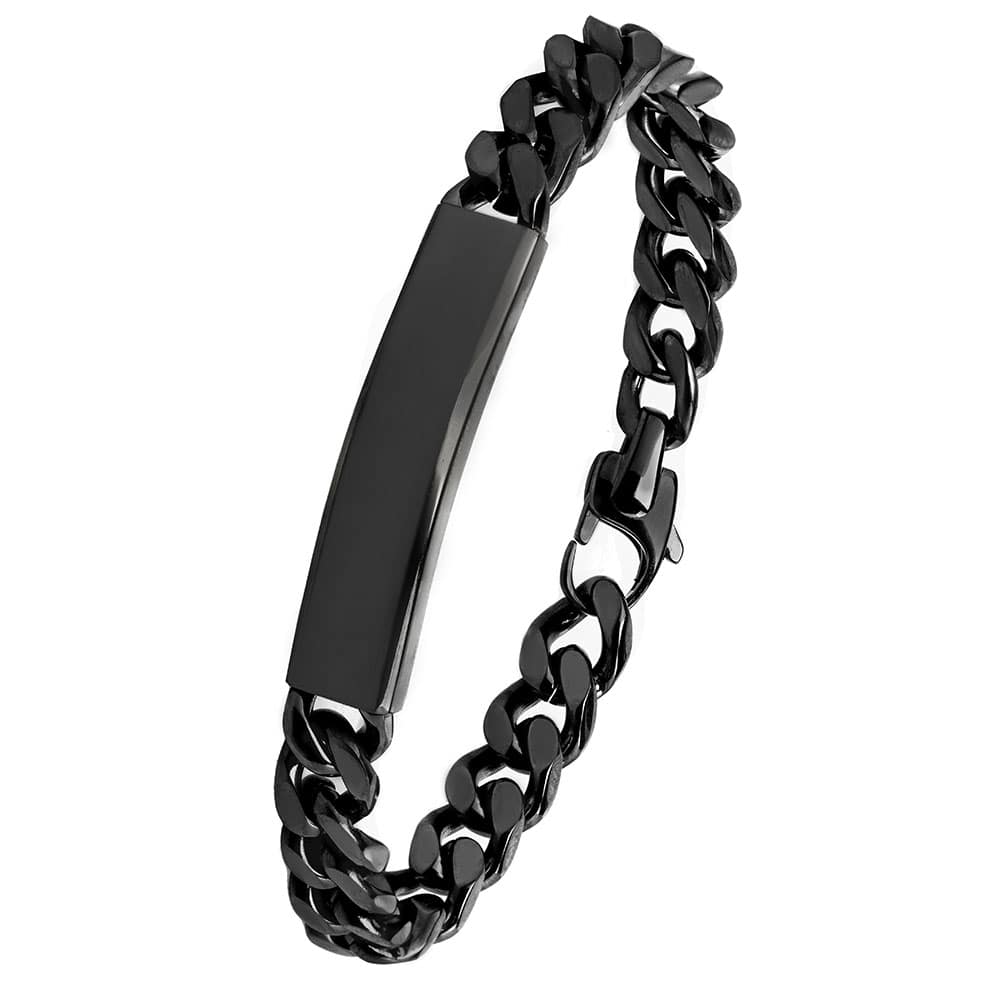 Für Herren: Panzerketten-Gravur-Armband