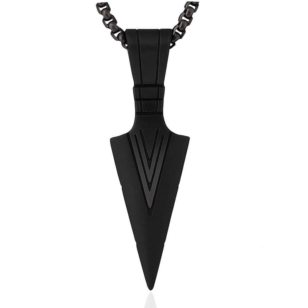 Herren Gravur-Halskette "Pfeil"