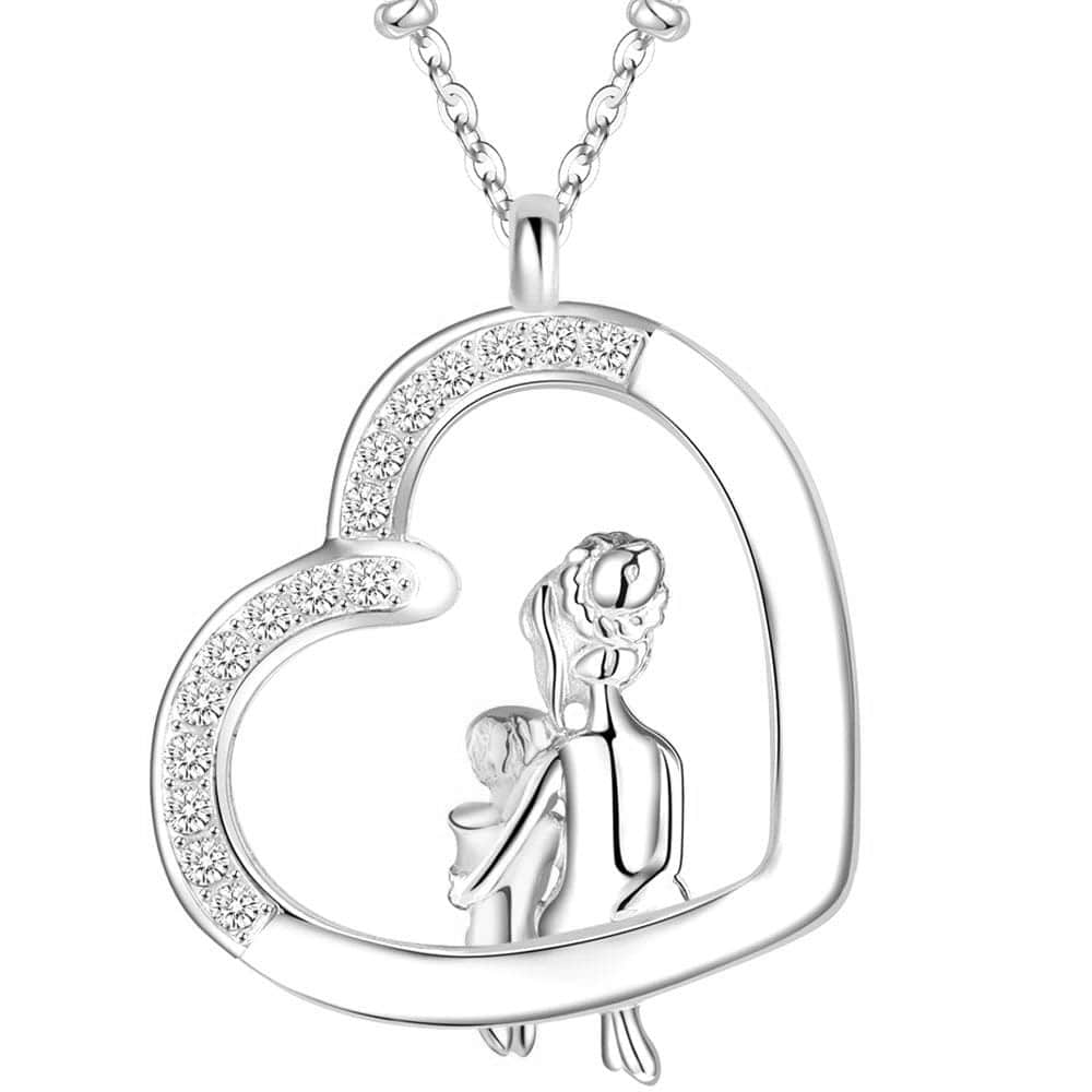 Herz-Halskette mit Gravur "Mama & Sohn" | Personalisiertes Geschenk | Mama | Sohn