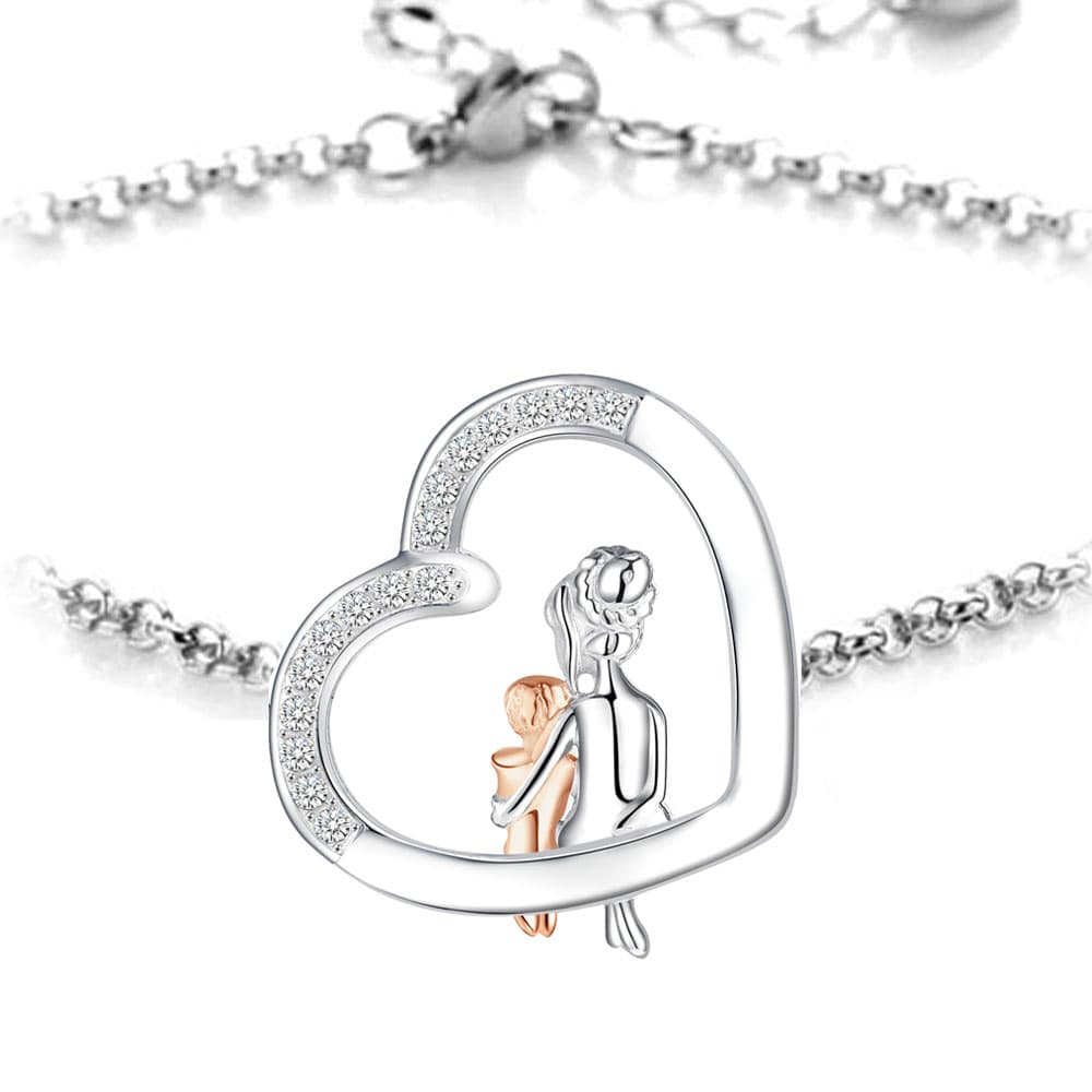 Herz-Armband mit Gravur "Mama & Sohn" | Personalisiertes Geschenk | Mama | Sohn