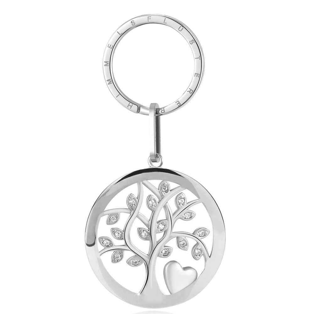 Lebensbaum-Gravur-Schlüsselanhänger "Liebe" | Personalisiertes Geschenk