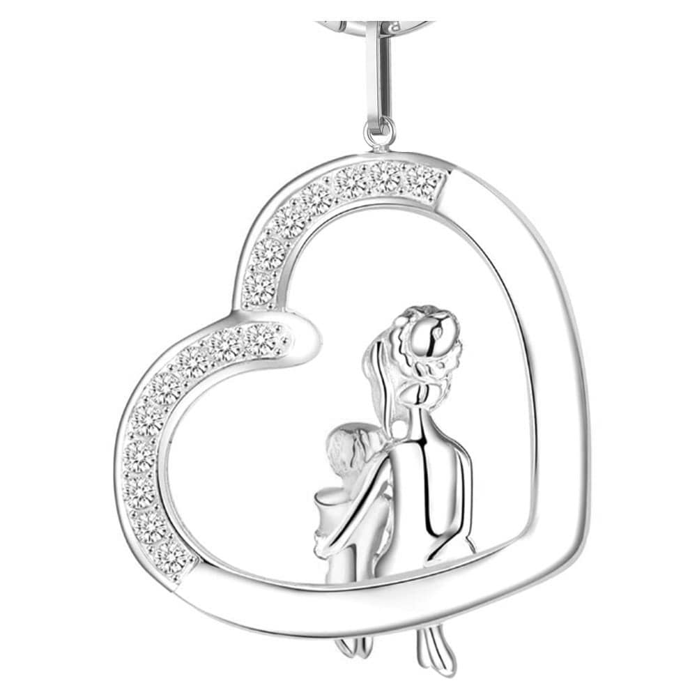 Herz-Schlüsselanhänger mit Gravur "Mama & Sohn" | Personalisiertes Geschenk | Mama | Sohn