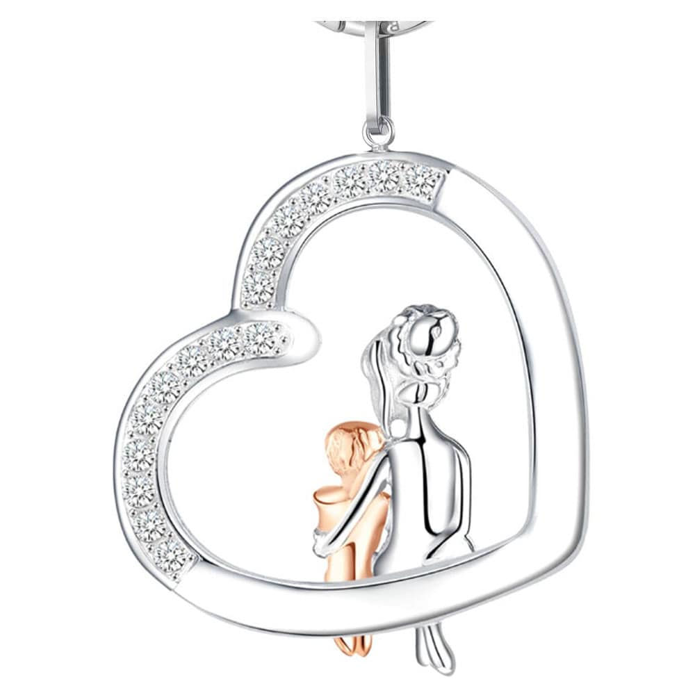 Herz-Schlüsselanhänger mit Gravur "Mama & Sohn" | Personalisiertes Geschenk | Mama | Sohn