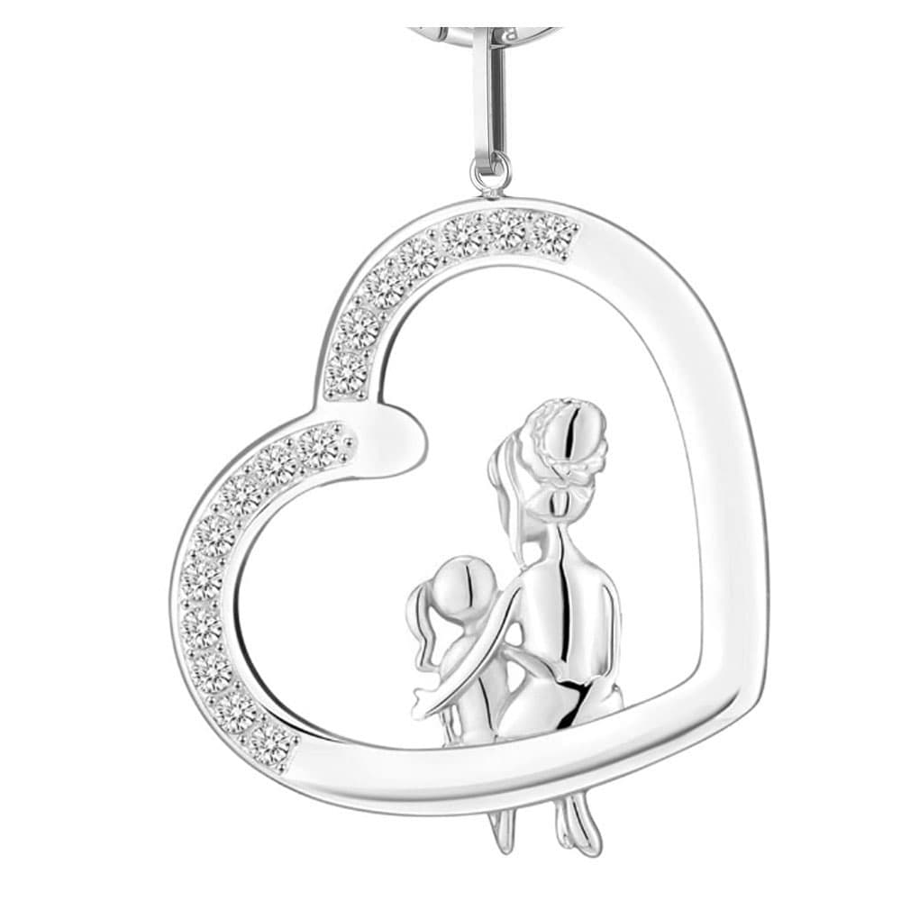 Herz-Schlüsselanhänger mit Gravur "Mama & Tochter" | Personalisiertes Geschenk | Mama | Tochter