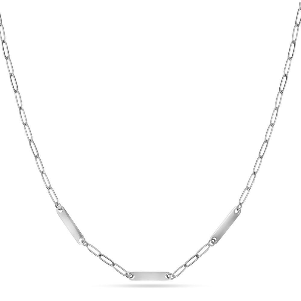 Für Damen: Venezianische Gravur-Halskette "3 Namen"