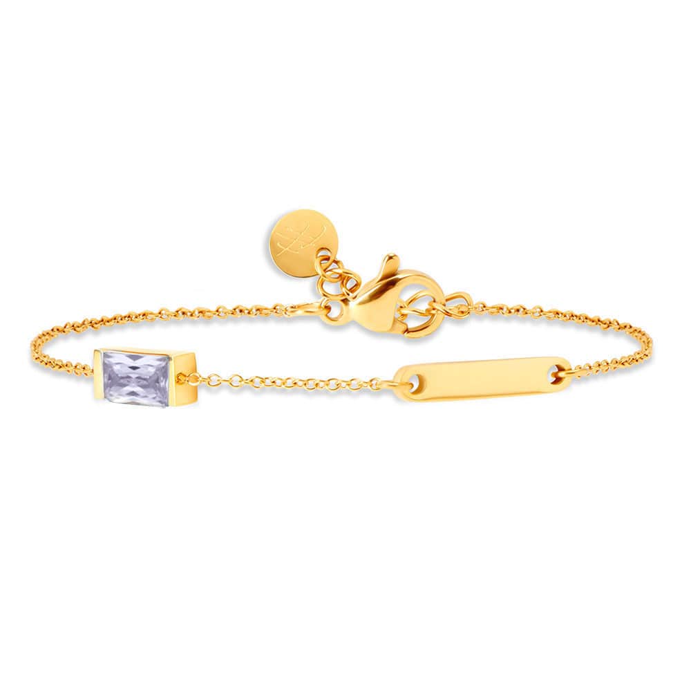Gravur-Armband mit Geburtsstein | Dein Armband für Deinen Geburtsmonat