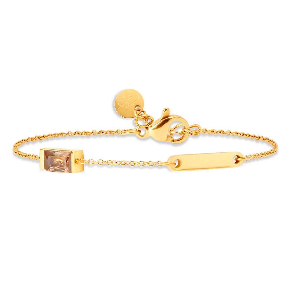 Gravur-Armband mit Geburtsstein | Dein Armband für Deinen Geburtsmonat