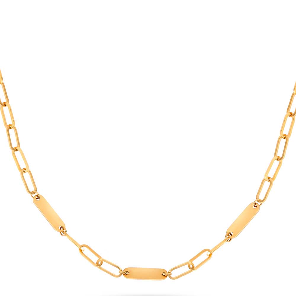 Für Herren: Venezianische Gravur-Halskette "3 Namen"