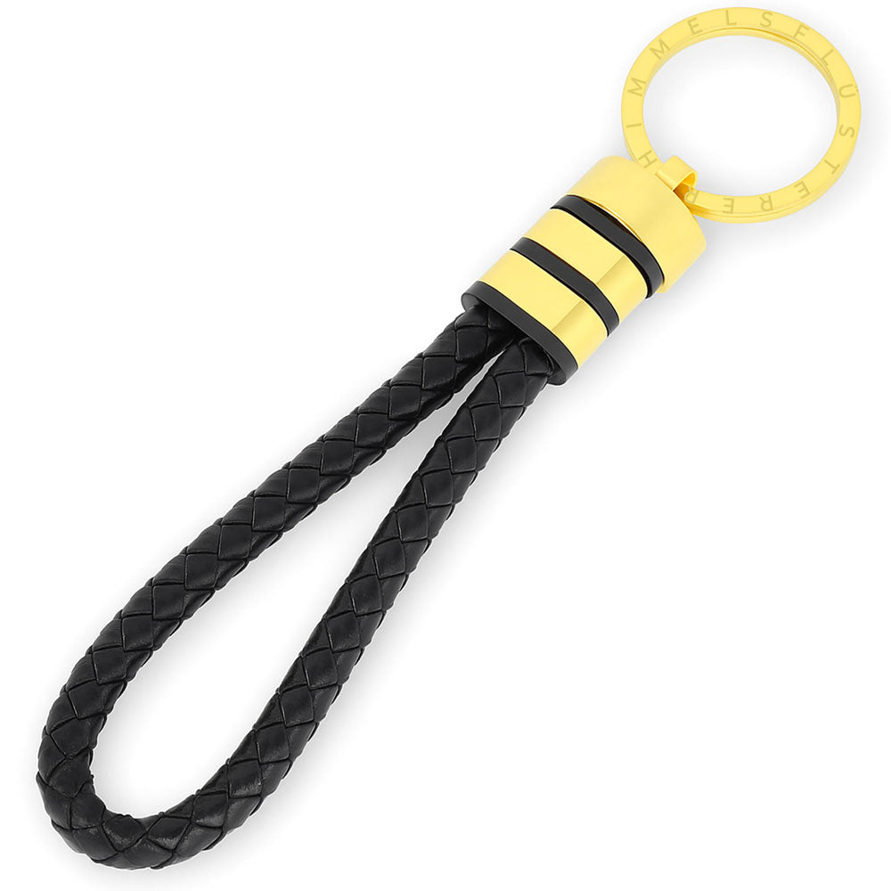 Für Herren: Leder Gravur-Schlüsselanhänger "Papa & Wir" für 2 Gravuren