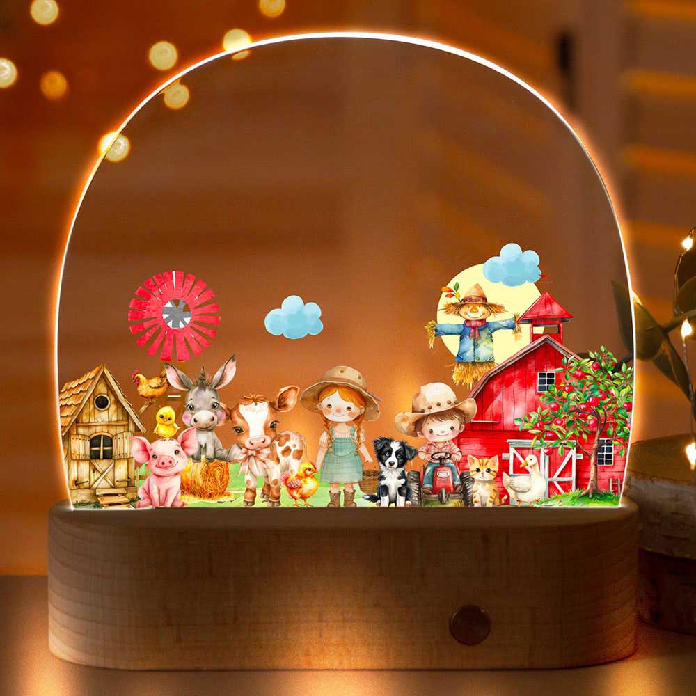 Personalisierte Nachtlampe als Geschenk für Kinder | Nachtlicht mit Namen