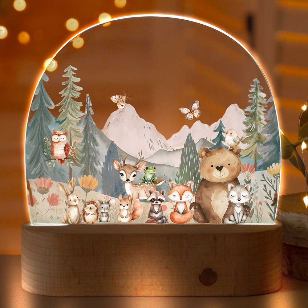 Personalisierte Nachtlampe als Geschenk für Kinder | Nachtlicht mit Namen