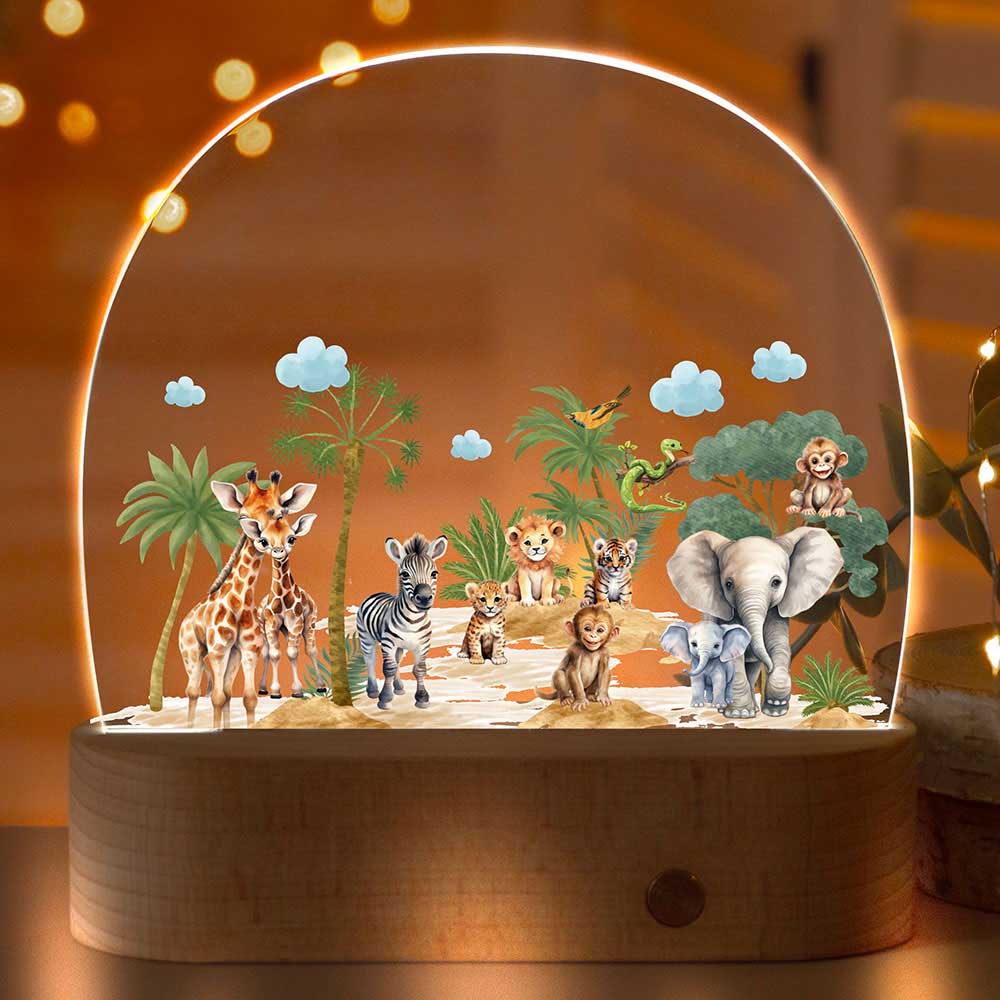 Personalisierte Nachtlampe als Geschenk für Kinder | Nachtlicht mit Namen