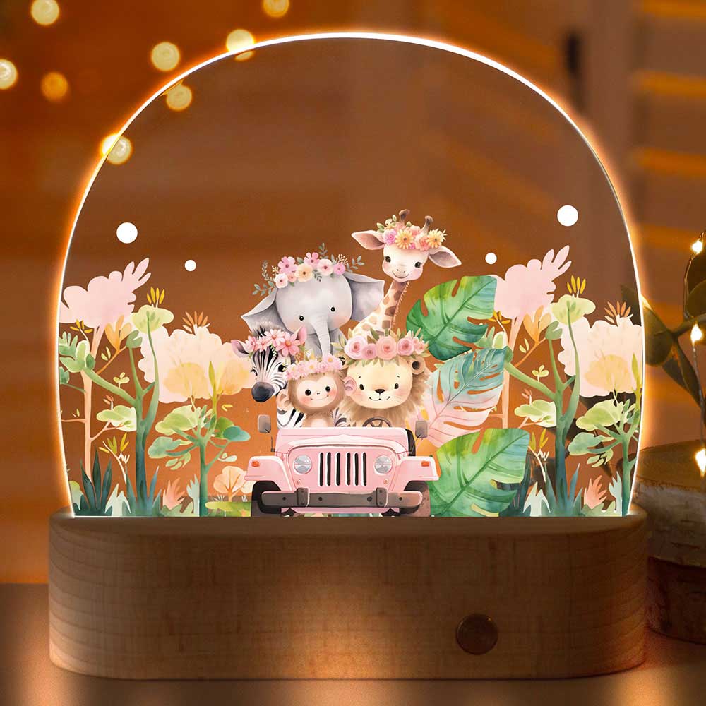Personalisierte Nachtlampe als Geschenk für Kinder | Nachtlicht mit Namen