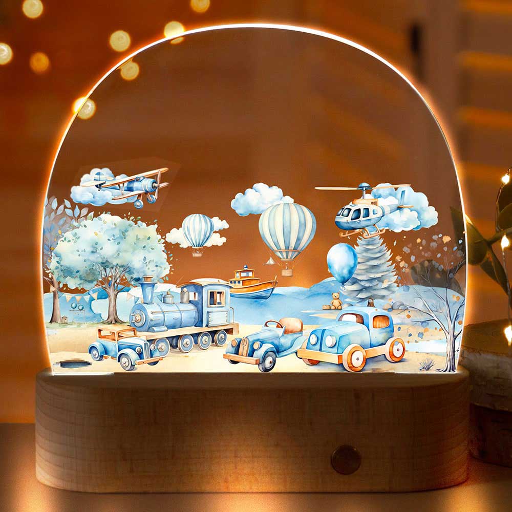 Personalisierte Nachtlampe als Geschenk für Kinder | Nachtlicht mit Namen
