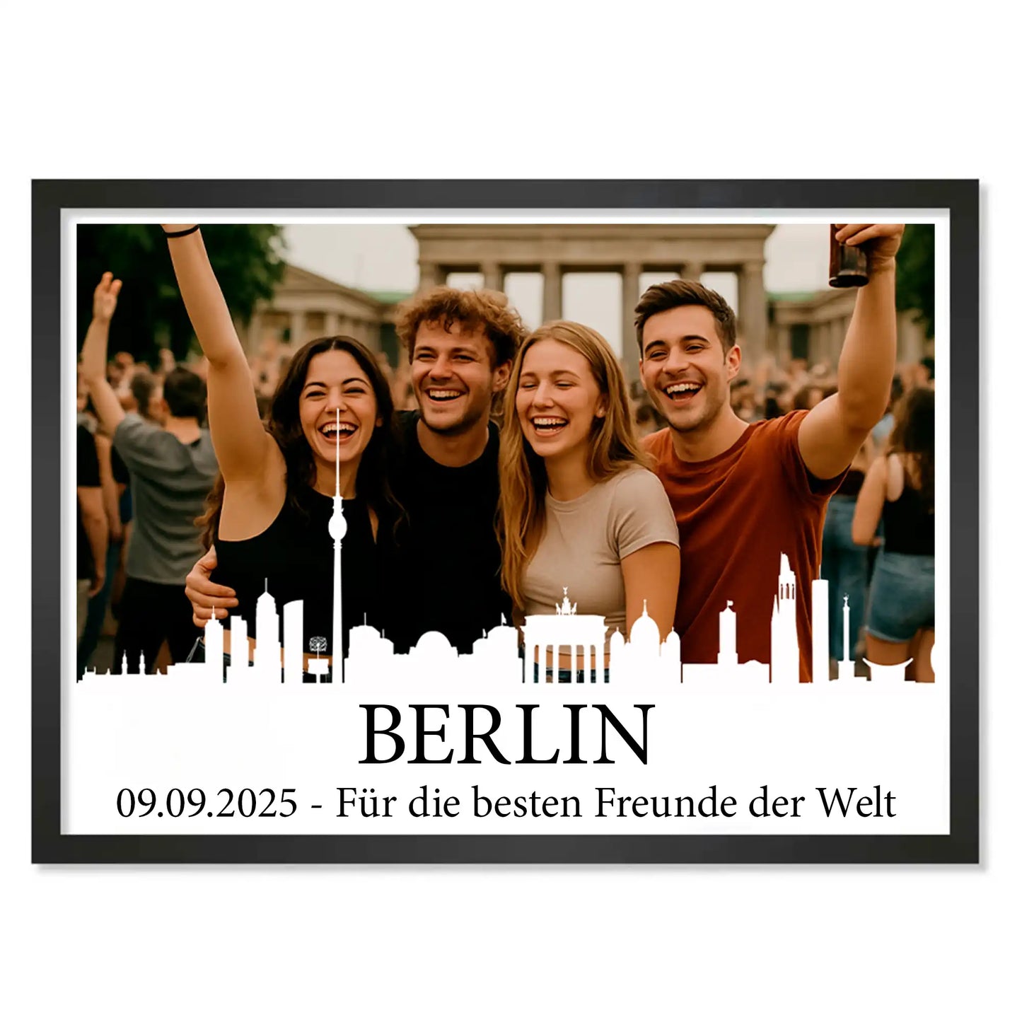 Personalisiertes Poster "Unsere Städtereise"