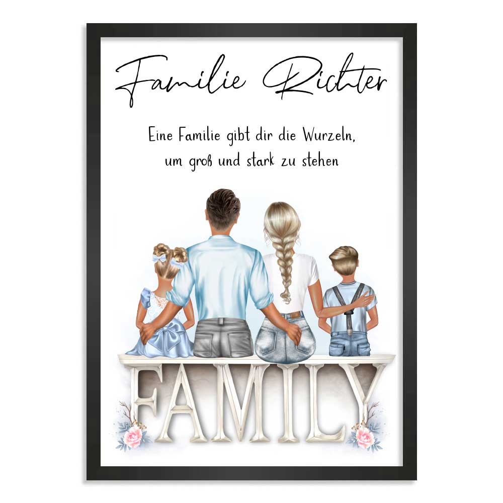 Personalisiertes Poster "My Family"