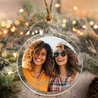 Acrylglas-Weihnachtskugel - personalisierbar mit deinem Bild