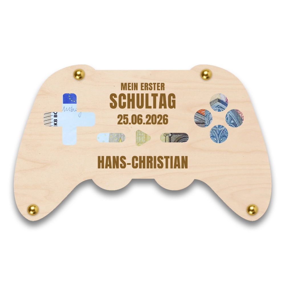 Geldgeschenk: Personalisierbarer Wunscherfüller "Gaming"