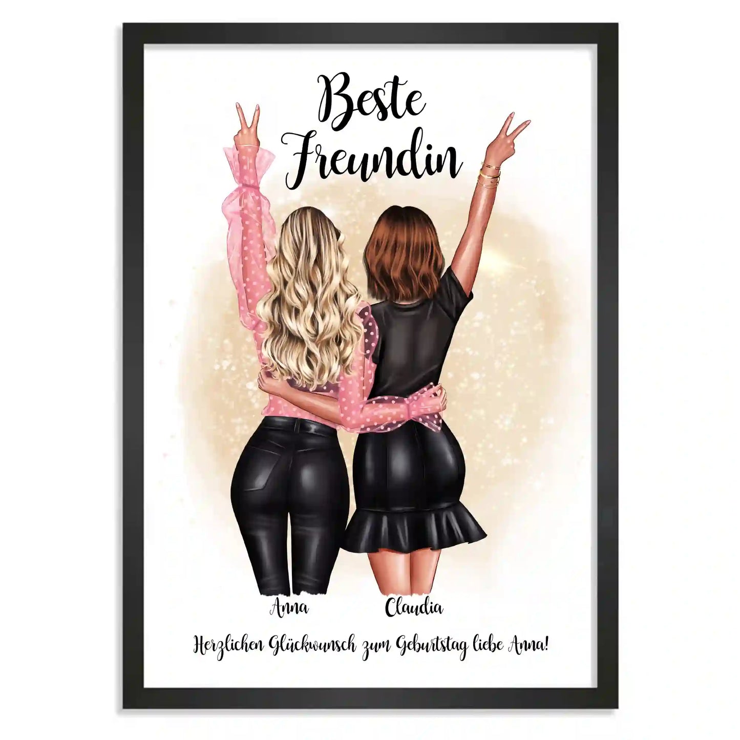 Personalisiertes Poster "Beste Freundin #1"