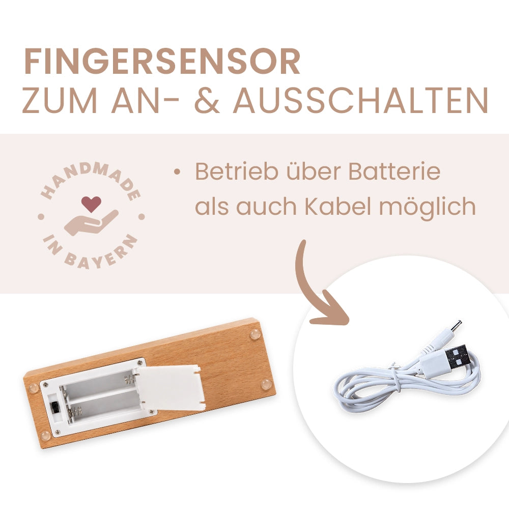 National-Team Kinder Fußball ID Card - Personalisierte Led-Lampe