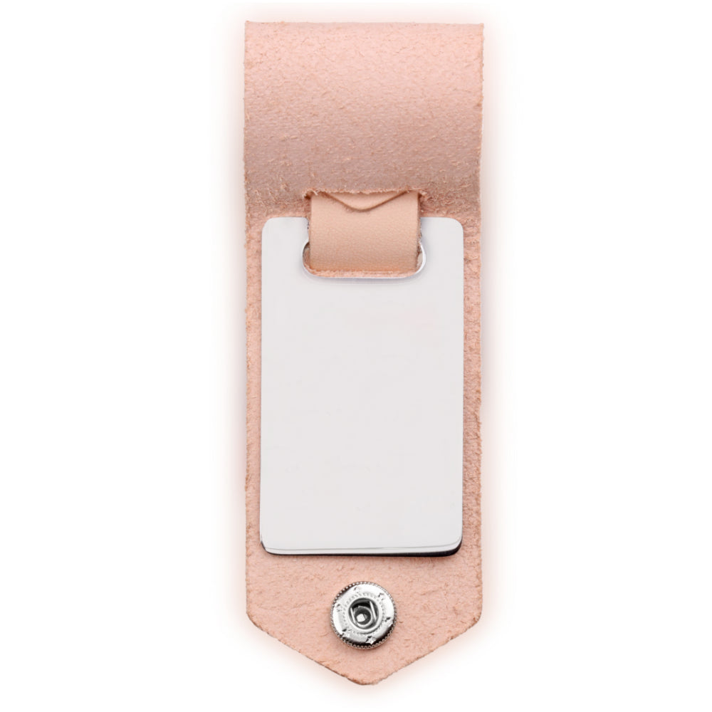 Leder-Etui-Schlüsselanhänger für eine Bildgravur | Personalisiertes Geschenk für Mama