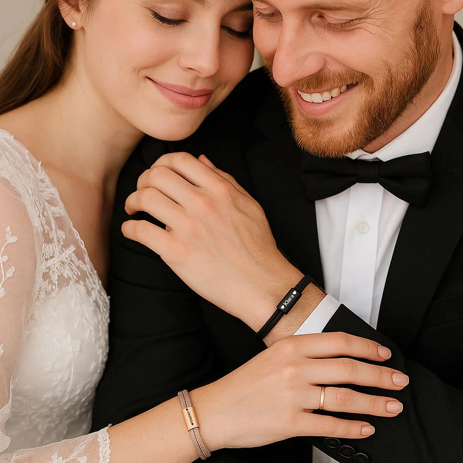 Für Herren & Damen: Segeltau Armband #1 mit Wunschgravur