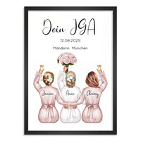 Personalisiertes Poster "Junggesellenabschied JGA #1"