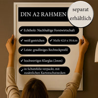 Personalisiertes Wandbild "Unser Zuhause"