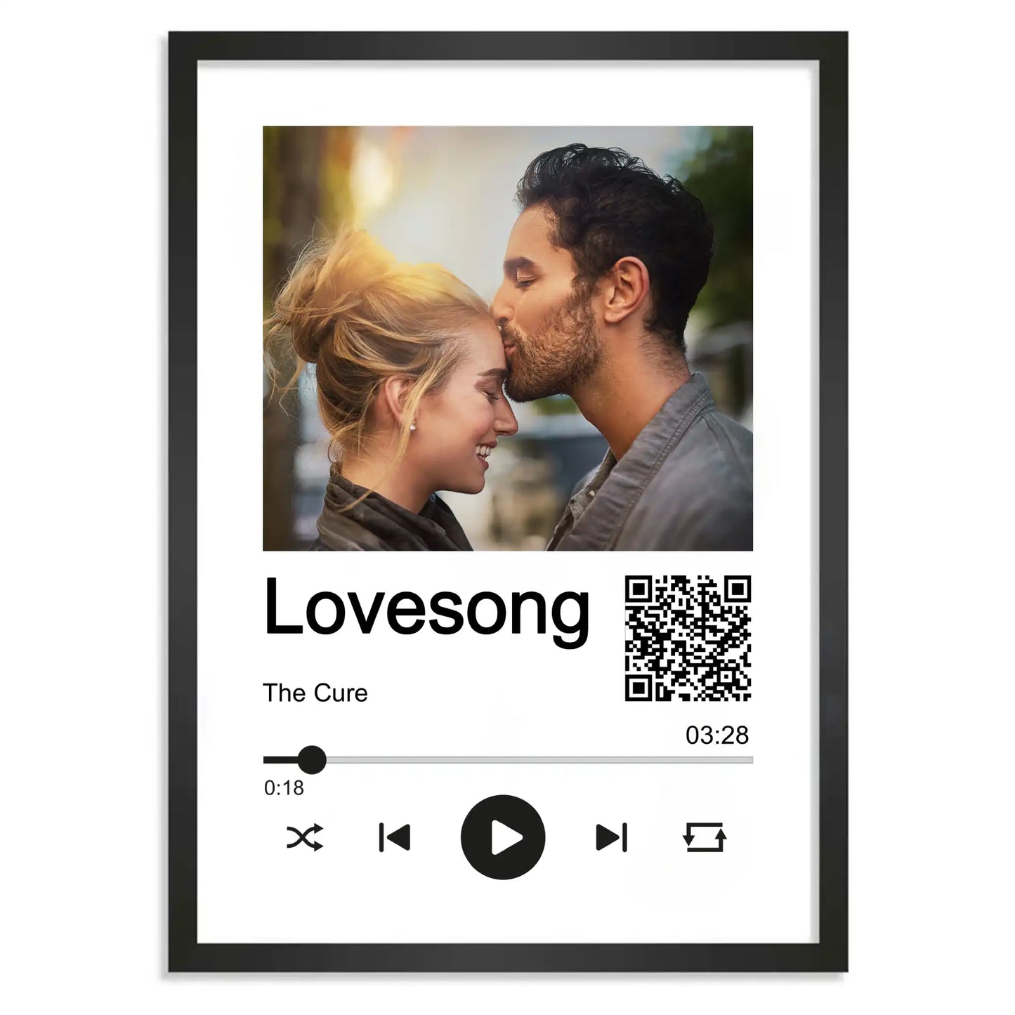 Personalisiertes Poster "Unser Song"