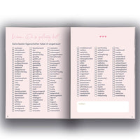 Heft mit Liebeserklärung zum Ausfüllen, Bekleben und Verschenken | 36 Seiten im A5-Format